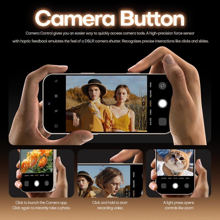 I16 Pro Max / PDQ6, 4GB+64GB, 6.58 inch Android 10 MTK6739 Quad Core, Network: 4G, Dual SIM, Plug:UK Plug(Gold)
