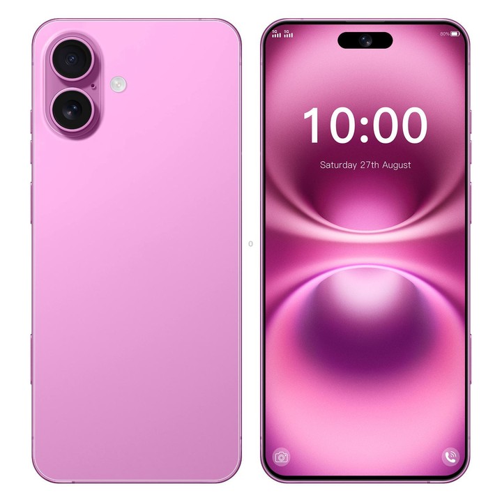 I16 Plus / RAi5, 3GB+64GB, 6.56 inch Android 10 MTK6739 Quad Core, Network: 4G, Dual SIM, Plug:US Plug(Pink)