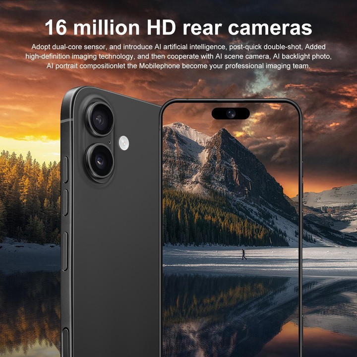 I16 Plus / RAi5, 3GB+64GB, 6.56 inch Android 10 MTK6739 Quad Core, Network: 4G, Dual SIM, Plug:US Plug(Black)