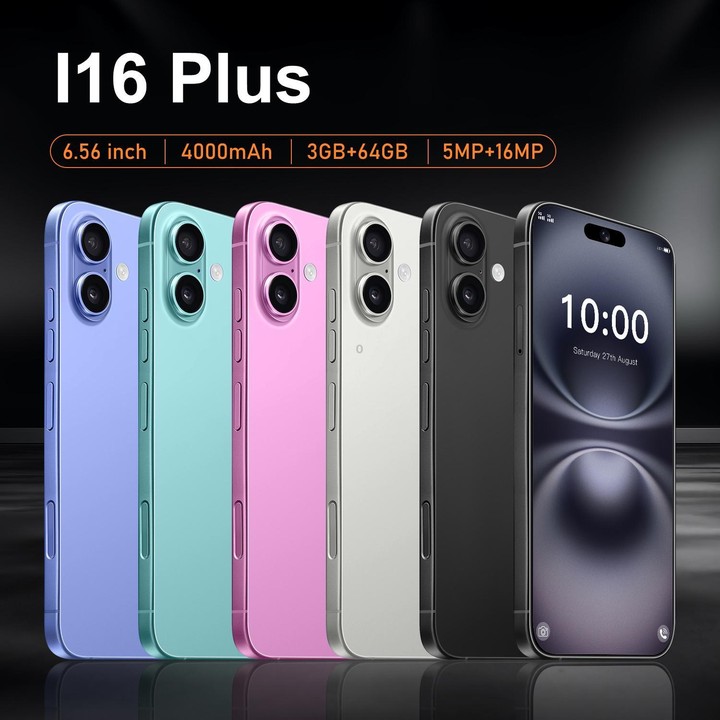 I16 Plus / RAi5, 3GB+64GB, 6.56 inch Android 10 MTK6739 Quad Core, Network: 4G, Dual SIM, Plug:UK Plug(White)