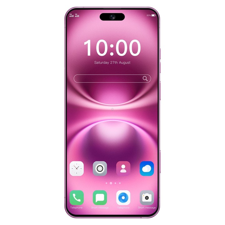 I16 Plus / RAi5, 3GB+64GB, 6.56 inch Android 10 MTK6739 Quad Core, Network: 4G, Dual SIM, Plug:AU Plug(Pink)