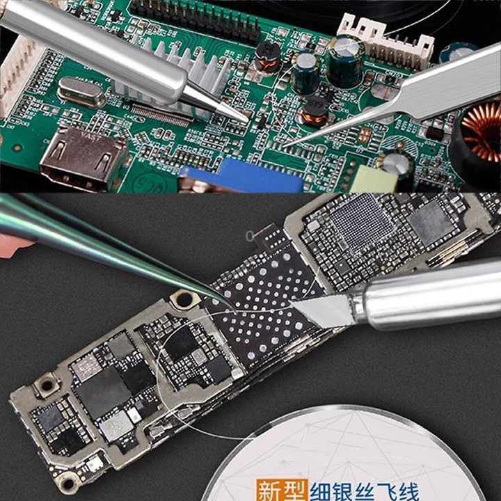 120m Circuit Board BGA Soldering Conductor Wire, Model:Non Insulation Type 0.008mm