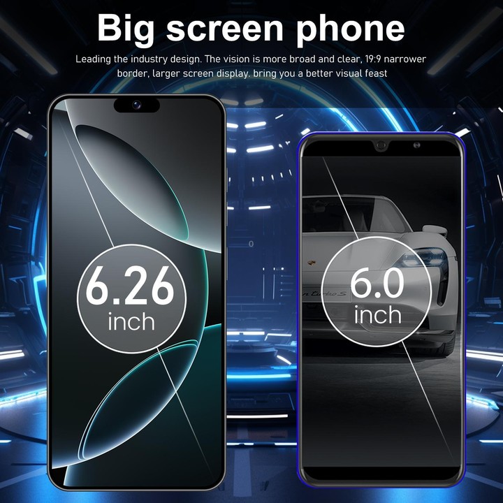 I16 Pro Max / ZPT93, 2GB+16GB, 6.26 inch Android 8.1 MTK6737 Quad Core, Network: 4G, Dual SIM, Plug:UK Plug(Black)
