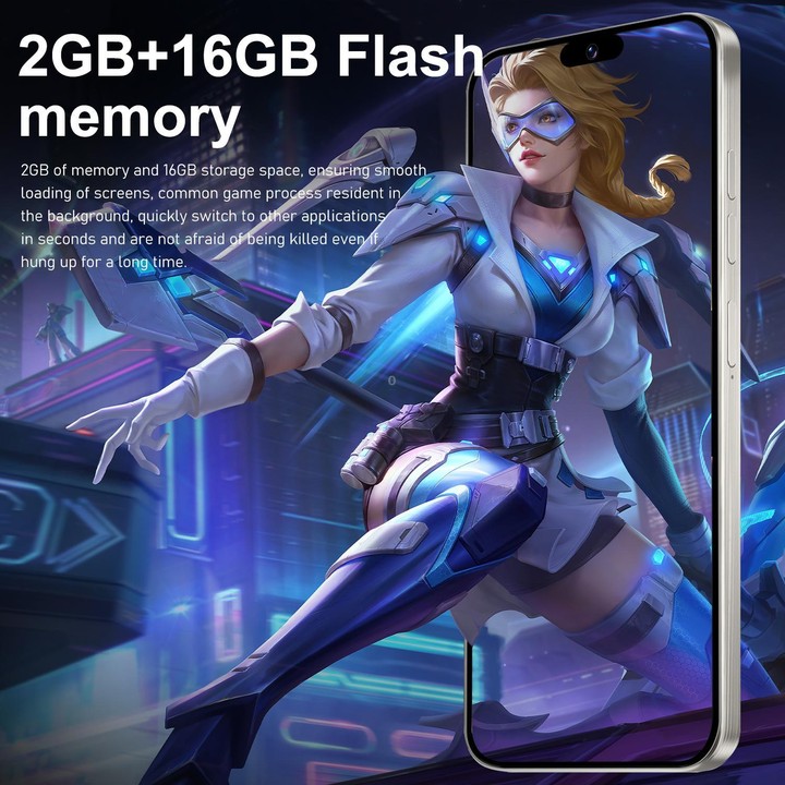 I16 Pro Max / ZPT93, 2GB+16GB, 6.26 inch Android 8.1 MTK6737 Quad Core, Network: 4G, Dual SIM, Plug:AU Plug(Grey)
