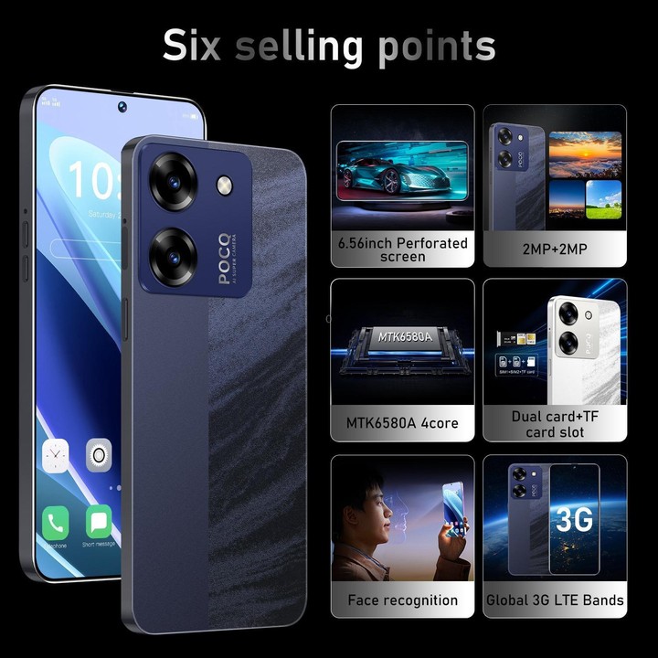 M7 Pro / ZKU289, 2GB+16GB, 6.56 inch Android 8.1 MTK6580A Quad Core, Network: 3G, Dual SIM, Plug:EU Plug(Silver)