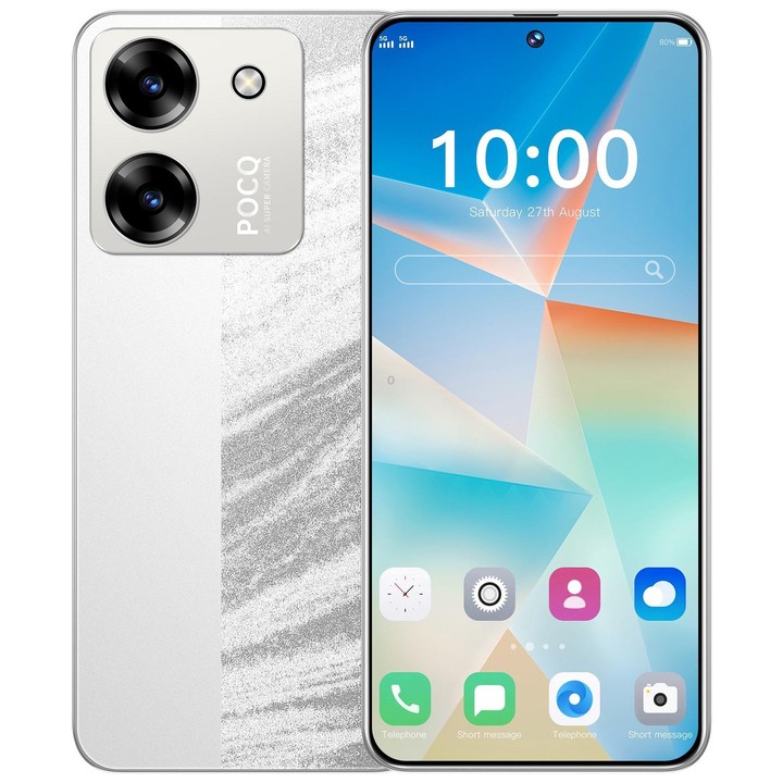 M7 Pro / ZKU289, 2GB+16GB, 6.56 inch Android 8.1 MTK6580A Quad Core, Network: 3G, Dual SIM, Plug:AU Plug(Silver)