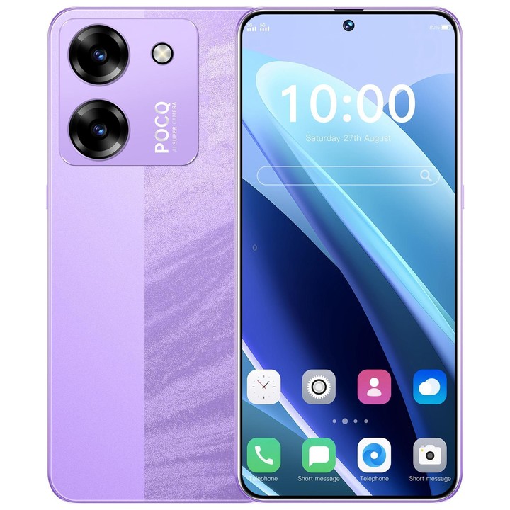 M7 Pro / ZKU289, 2GB+16GB, 6.56 inch Android 8.1 MTK6580A Quad Core, Network: 3G, Dual SIM, Plug:AU Plug(Purple)