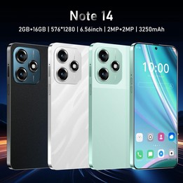 Note 14 / ZKU291, 2GB+16GB, 6.56 inch Android 8.1 MTK6580A Quad Core, Network: 3G, Dual SIM, Plug:US Plug(Black)