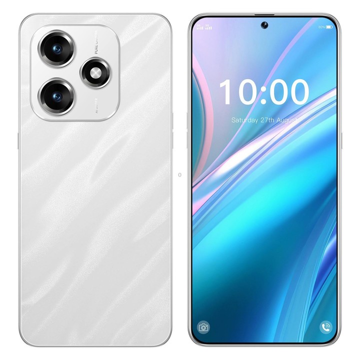 Note 14 / ZKU291, 2GB+16GB, 6.56 inch Android 8.1 MTK6580A Quad Core, Network: 3G, Dual SIM, Plug:AU Plug(White)