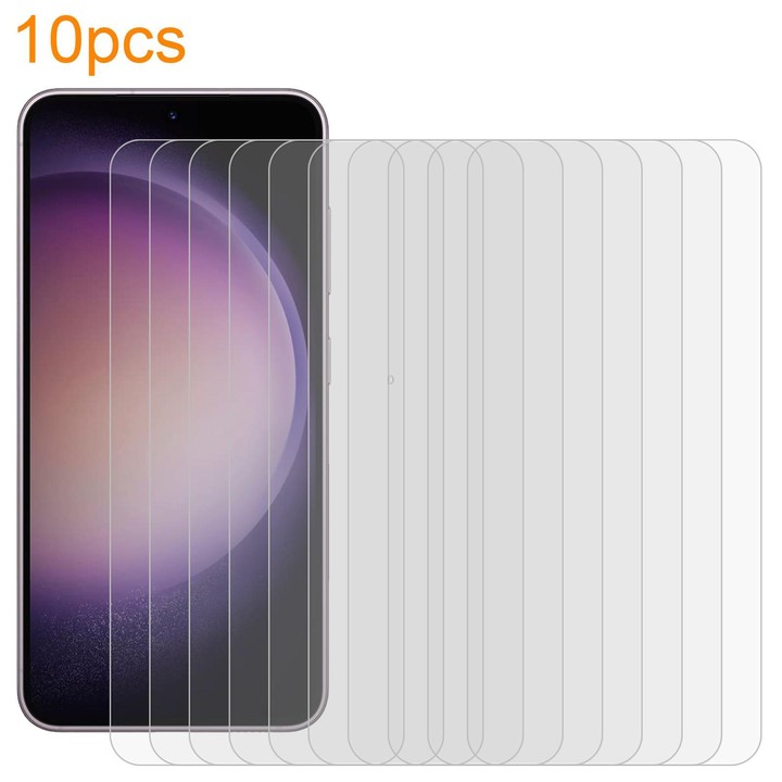 For Samsung Galaxy S23+ 5G 10pcs xDfind 0.18mm 9H 2.5D High Aluminum Tempered Glass Film, Support Fingerprint Unlocking