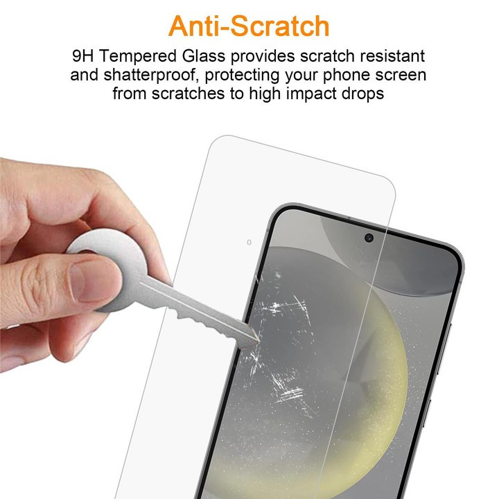 For Samsung Galaxy S24+ 5G 10pcs xDfind 0.26mm 9H 2.5D Middle Aluminum Tempered Glass Film