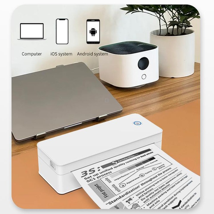 A401 Portable A4 Thermal Printer Educational Tattoo Printer(Black)