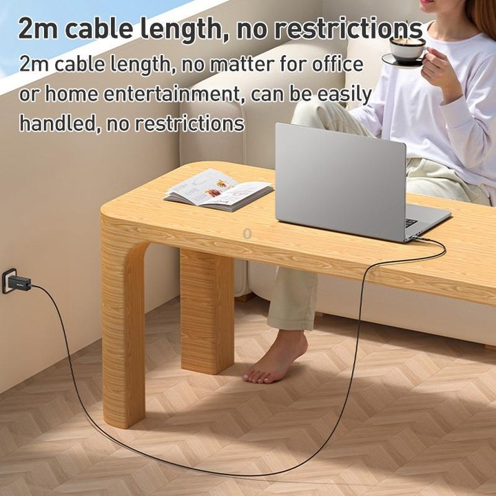Yesido CA197 2 in 1 240W Type-C to Type-C and MagSafe 3 Magnetic Charging Data Cable, Length: 2m(Black)