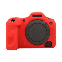 For Canon EOS R5 Mark II / R5II Glossy Soft Silicone Protective Case(Red)