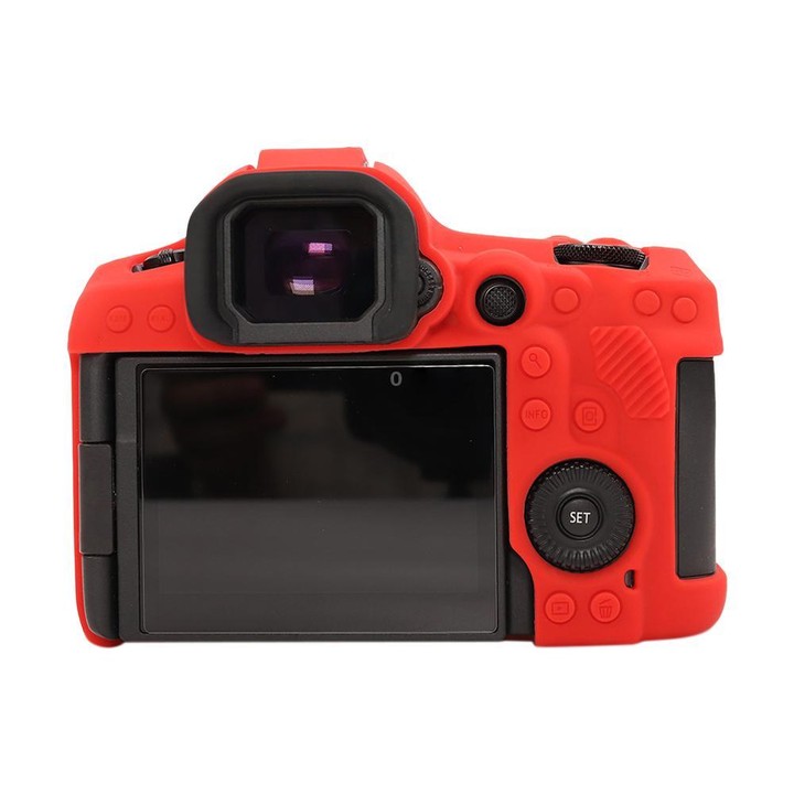 For Canon EOS R5 Mark II / R5II Glossy Soft Silicone Protective Case(Red)