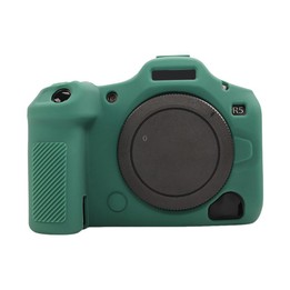 For Canon EOS R5 Mark II / R5II Glossy Soft Silicone Protective Case(Green)