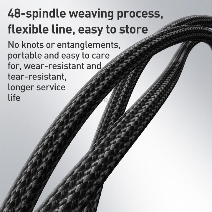 Yesido CA198 60W Type-C to Type-C Streamer Light Data Cable, Length: 1.2m(Grey)