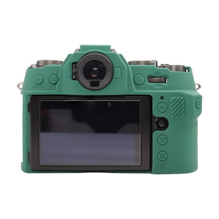 For FUJIFILM X-T50 Glossy Soft Silicone Protective Case(Green)