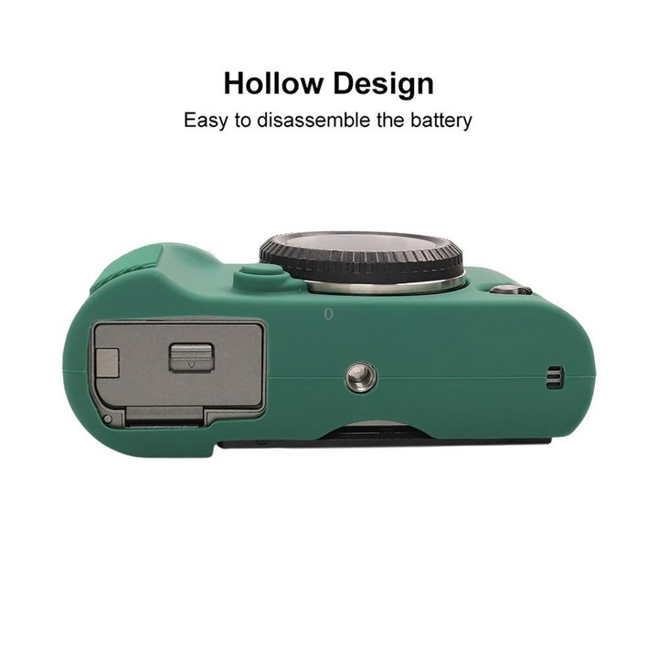 For FUJIFILM X-T50 Glossy Soft Silicone Protective Case(Green)