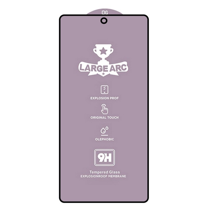 For Samsung Galaxy M53 25pcs 9H 0.4mm High Aluminum Large Arc Tempered Glass Film