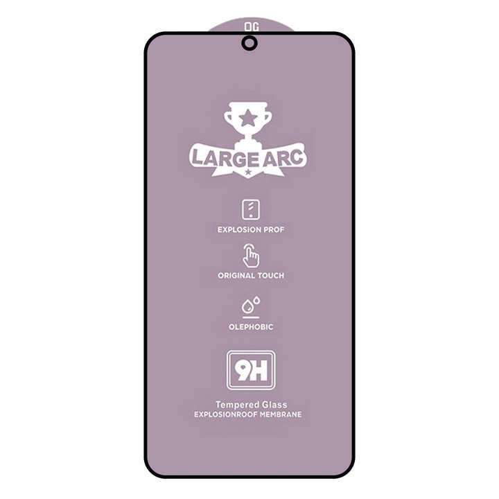 For Samsung Galaxy S24+ 5G 25pcs 9H 0.18mm High Aluminum Large Arc Tempered Glass Film, Support Fingerprint Unlocking