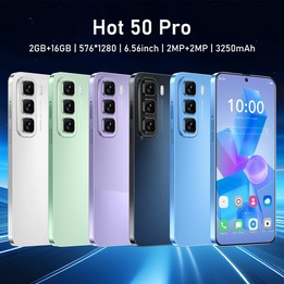 Hot 50 Pro / ZKU217, 2GB+16GB, 6.56 inch Android 8.1 MTK6580A Quad Core, Network: 3G, Dual SIM, Plug:EU Plug(Green)