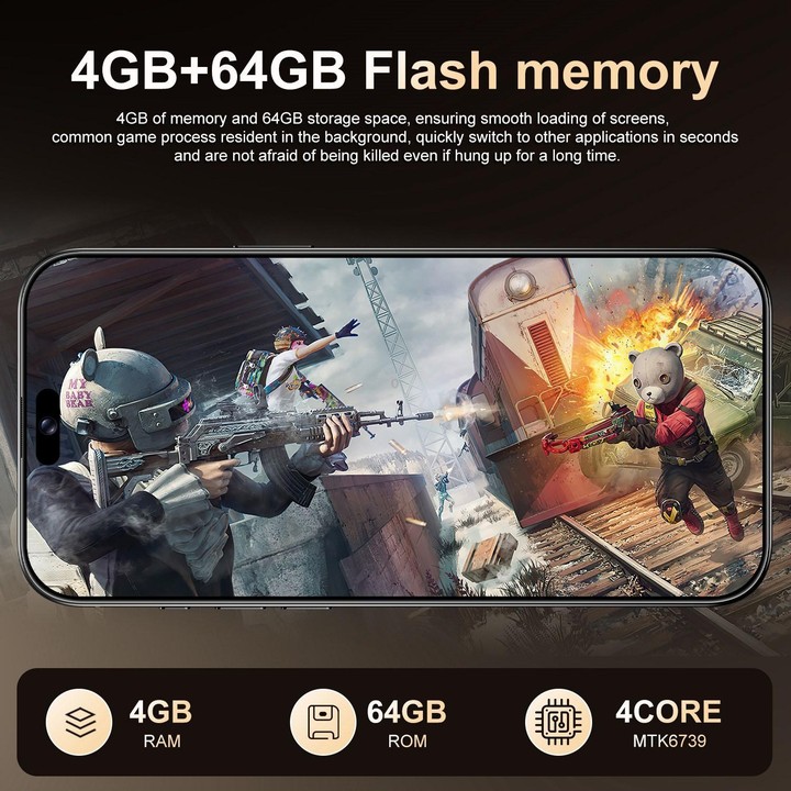 A16 Max / PDA89, 4GB+64GB, 6.58 inch Android 10 MTK6739 Quad Core, Network: 4G, Dual SIM, Plug:AU Plug(Black)