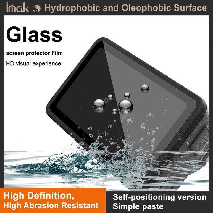 For GoPro HERO12 Black imak Tempered Glass Film with Camera Lens Film, Self-positioning Version