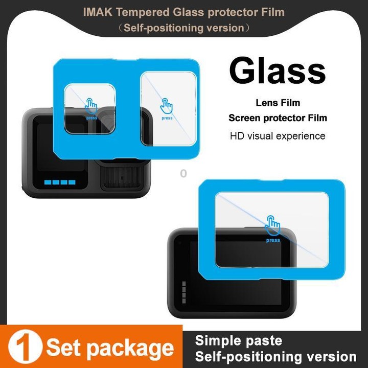 For GoPro HERO13 Black imak Tempered Glass Film with Camera Lens Film, Self-positioning Version