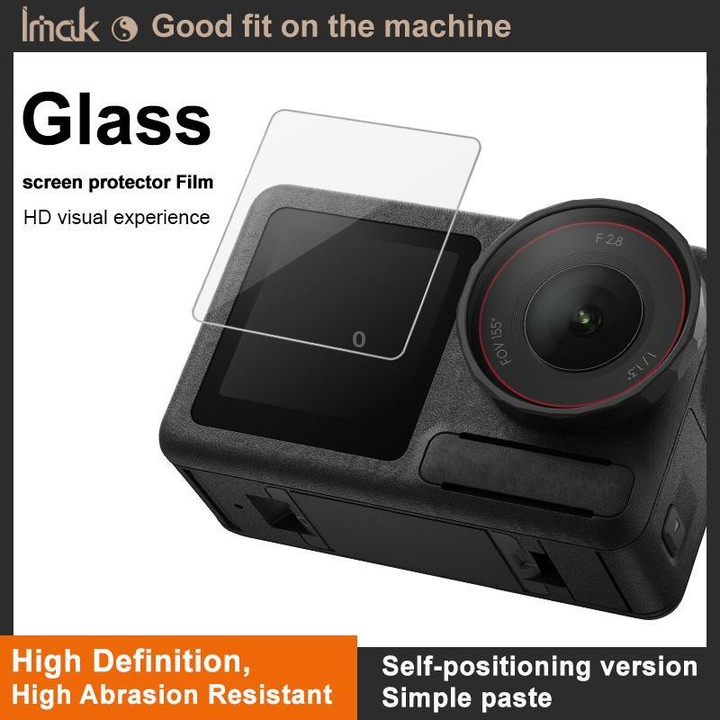 For GoPro Max imak Tempered Glass Film, Self-positioning Version