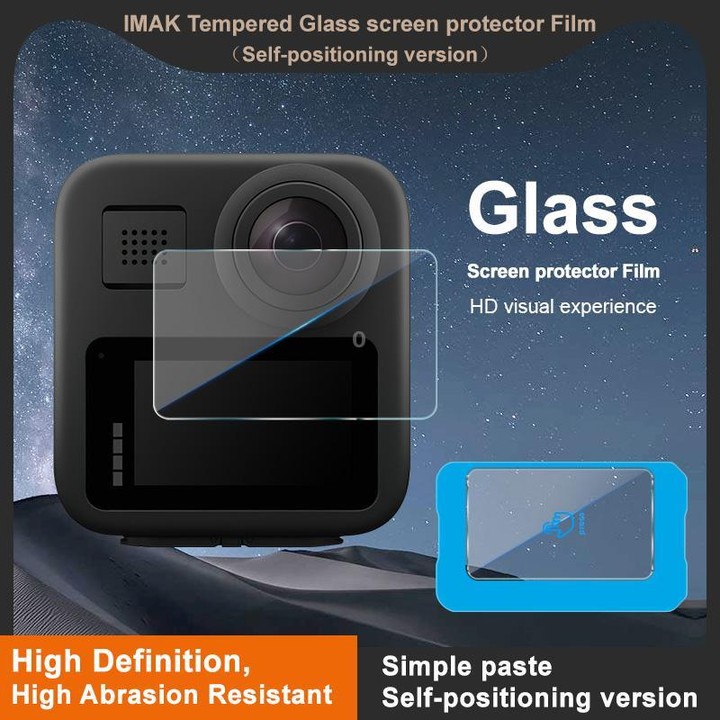 For GoPro Max imak Tempered Glass Film, Self-positioning Version