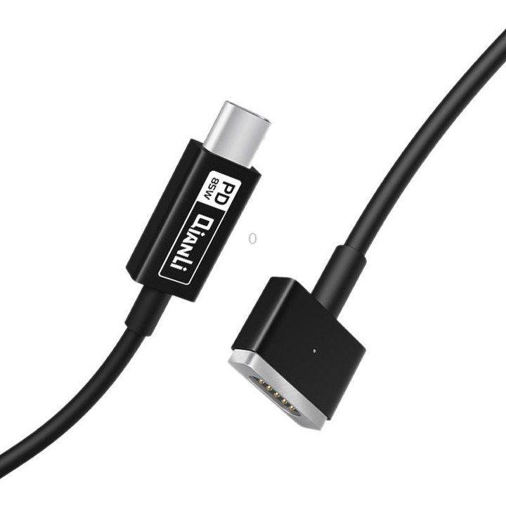 QianLi Adaptive Notebook Power Cable, Interface:T Head to Type-C