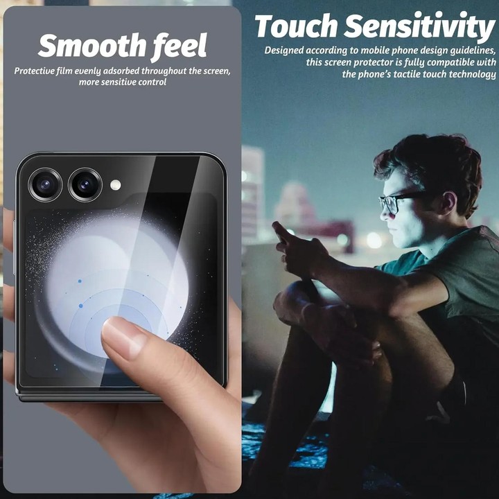 For Samsung Galaxy Z Flip7 5G Back Screen Transparent High Aluminum Screen Protector