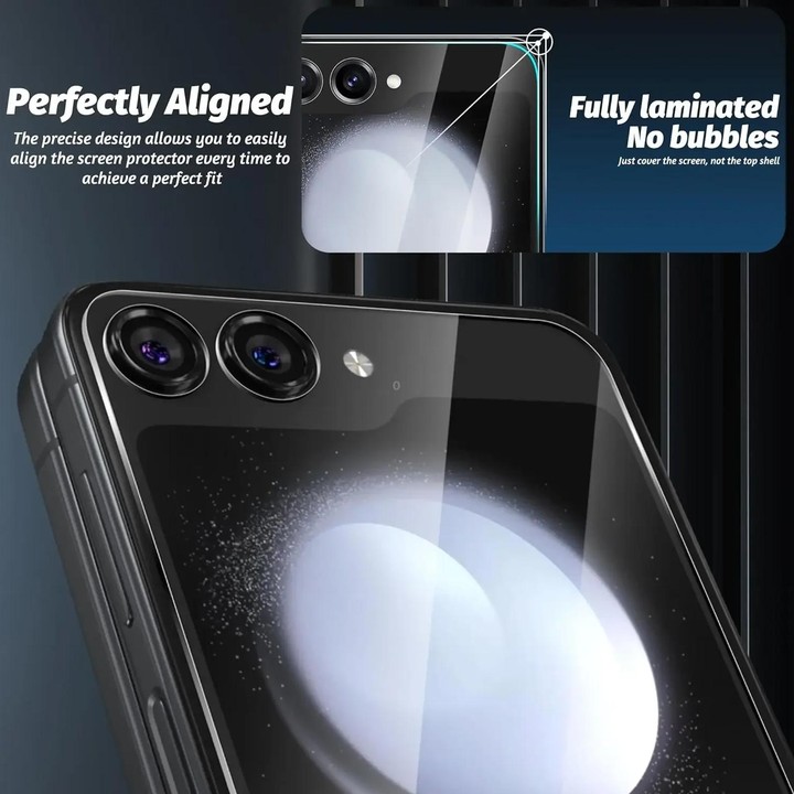 For Samsung Galaxy Z Flip7 5G 25pcs Back Screen Transparent High Aluminum Screen Protector