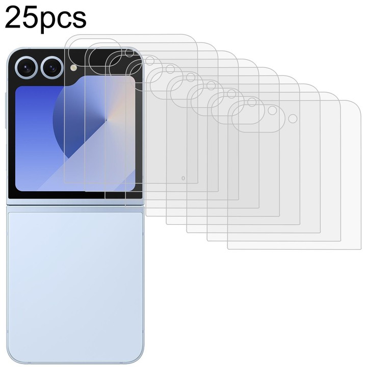 For Samsung Galaxy Z Flip7 5G 25pcs Back Screen Transparent High Aluminum Screen Protector