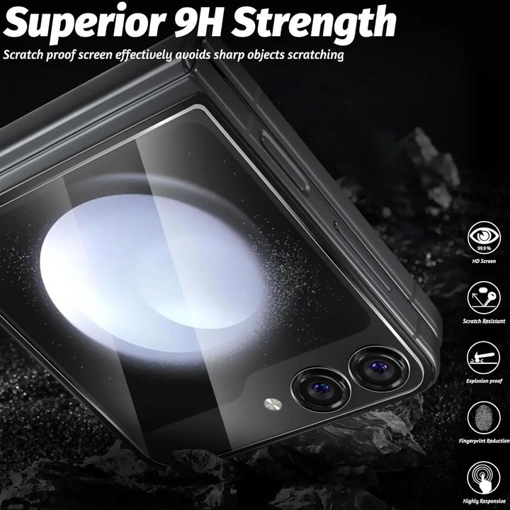 For Samsung Galaxy Z Flip7 5G 25pcs Back Screen Transparent High Aluminum Screen Protector