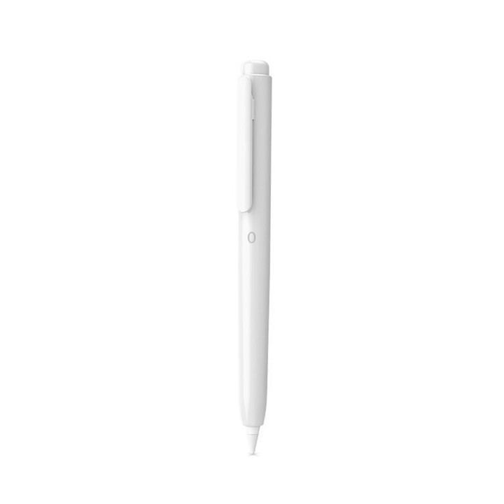 For Apple Pencil USB-C Retractable Silicone Protective Stylus Pen Case(White)