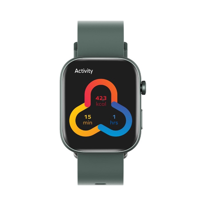 MOMAX SW3S 1.99 inch Screen 3ATM Waterproof Smart Sports Watch(Green)