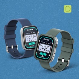 MOMAX SW3S 1.99 inch Screen 3ATM Waterproof Smart Sports Watch(Green)