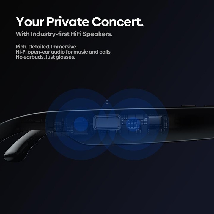 Zeblaze Eyewear AI Shooting Glasses Open-ear Audio AI Assistance(Sunglasses Lenses)