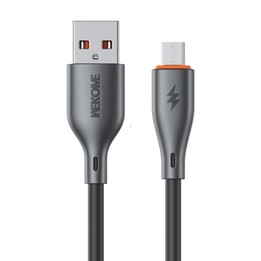 WK WDC-67m Kinkong 1m 12W PVC Data Cable, Interface:USB to Micro(Black)