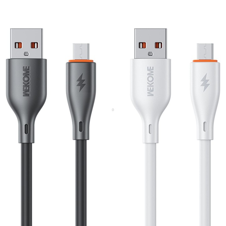 WK WDC-67m Kinkong 1m 12W PVC Data Cable, Interface:USB to Micro(Black)