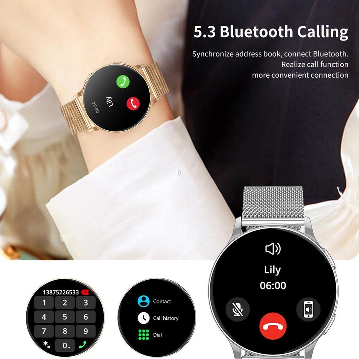 CY29 1.32 inch AMOLED Screen Female Smart Watch Supports COFIT APP(Black)