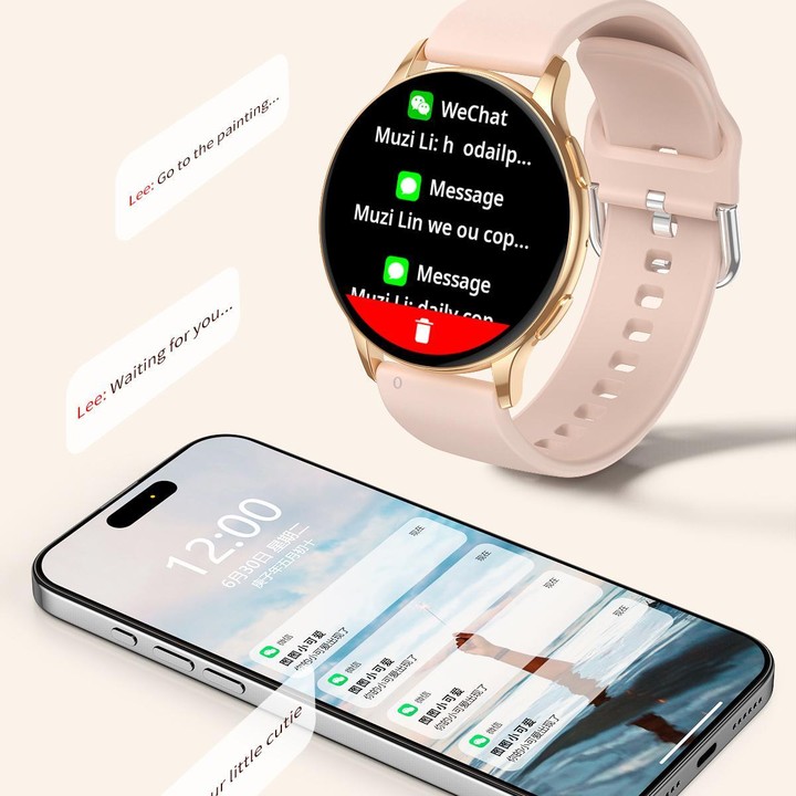 CY29 1.32 inch AMOLED Screen Female Smart Watch Supports COFIT APP(Black)