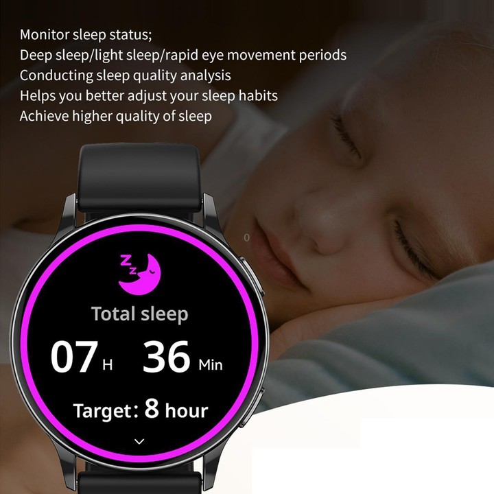 CY29 1.32 inch AMOLED Screen Female Smart Watch Supports COFIT APP(Black)