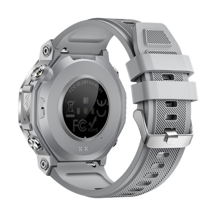 KT85 1.43 inch Screen 5ATM Outdoor Sports Smart Watch with Strong Flashlight(Grey)