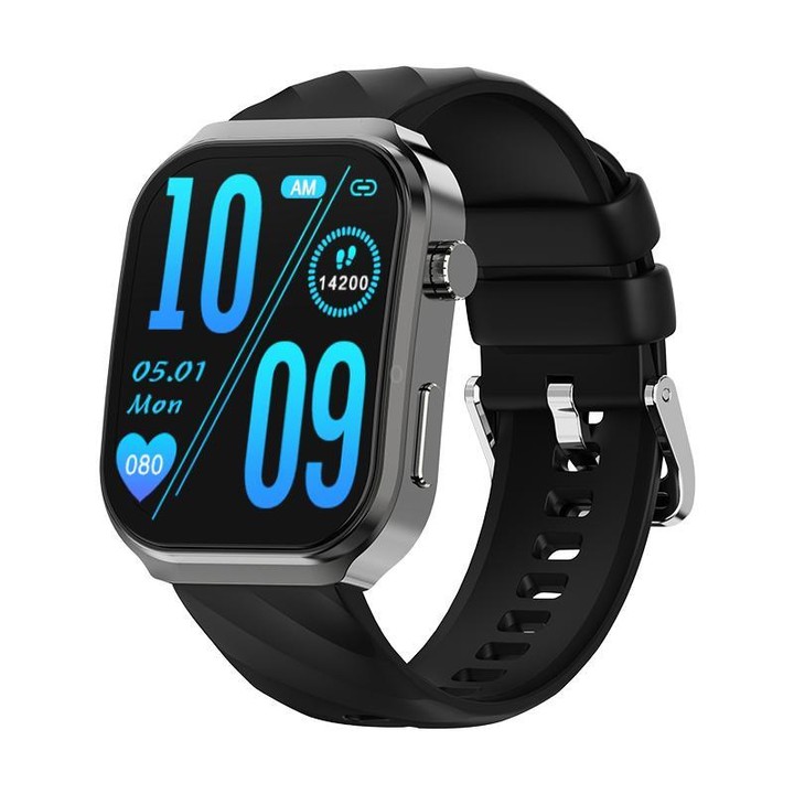 U13 2.2 inch IPS Curved Screen Smart Watch Supports BT Call(Black)