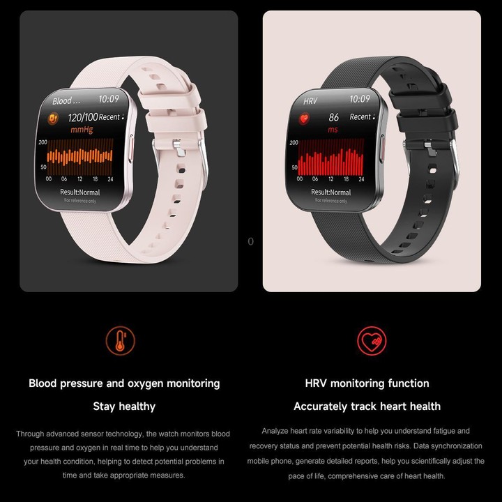 U17 1.85 inch Ultra-thin Curved Screen IP68 Sports Smart Watch(Rose Gold)