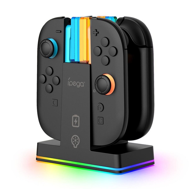 ipega Vertical Charging Station For Nintendo Switch 2 Joy-Pads(Black)