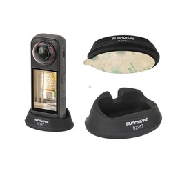 For Insta360 X5 / X4 Sunnylife Silicone Stand Base Car Base(Black)
